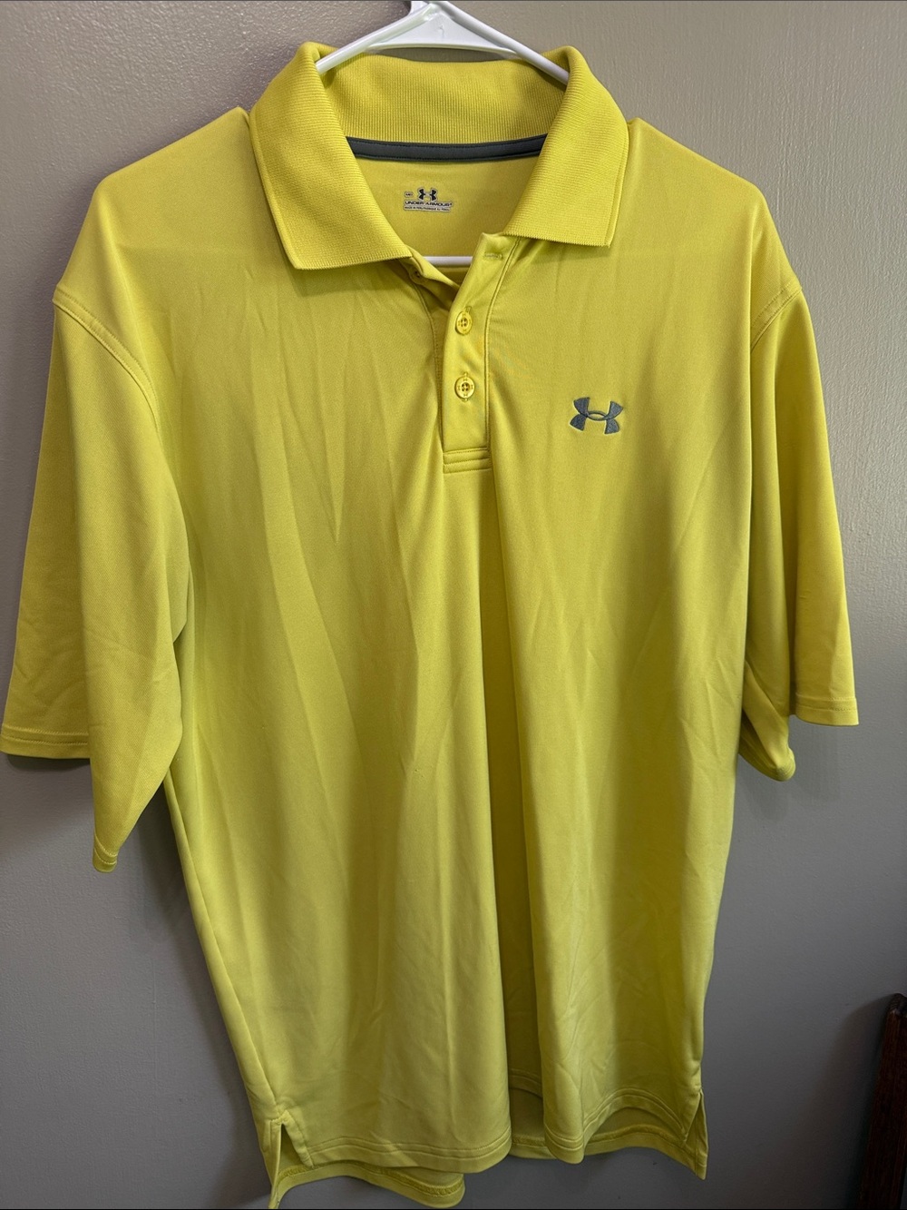 Under Armour Men’s Bright Yellow Performance Polo